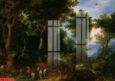 Download file Tranh sơn dầu phương tây tổng hợp STS2965 (gốc) in mica ốp bếp