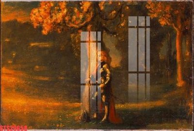 Ảnh gốc Tranh sơn dầu phương tây tổng hợp STS29658 (độ nét cao) in tráng gương