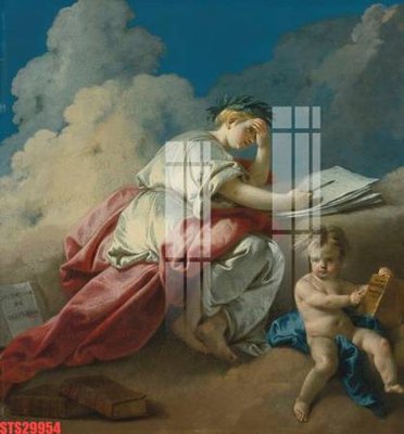 File in trần Tranh sơn dầu phương tây tổng hợp STS29954 (bản gốc) trời sao