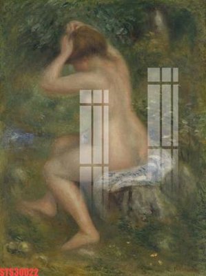 Ảnh gốc Tranh sơn dầu phương tây tổng hợp STS30022 (nét căng) in mica