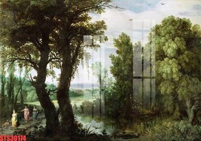 File tranh Tranh sơn dầu phương tây tổng hợp STS30174 (bản gốc) in canvas