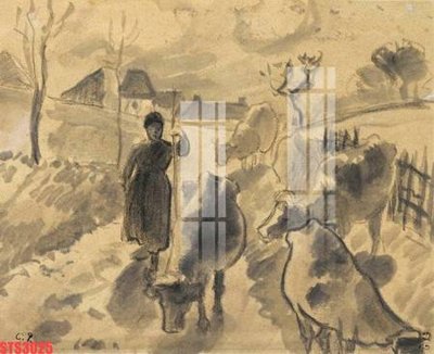 File PSD Tranh sơn dầu phương tây tổng hợp STS3025 (gốc) nhiều lớp (multi-layer)