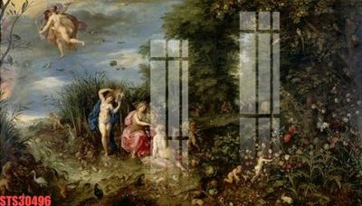 File tranh Tranh sơn dầu phương tây tổng hợp STS30496 (bản gốc) trang trí văn phòng