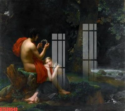 File in trần Tranh sơn dầu phương tây tổng hợp STS30543 (bản gốc) 5D