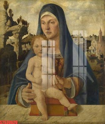 File in trần Tranh sơn dầu phương tây tổng hợp STS30620 (bản gốc) bầu trời