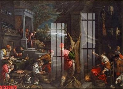 File tranh Tranh sơn dầu phương tây tổng hợp STS30675 (ảnh gốc) cho in ấn kỹ thuật số