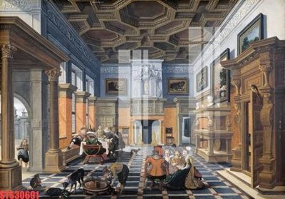 File gốc Tranh sơn dầu phương tây tổng hợp STS30691 (bản quyền) cho in ấn