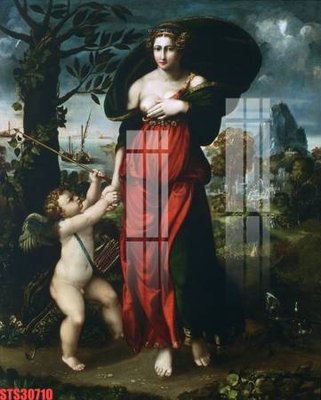 File tranh Tranh sơn dầu phương tây tổng hợp STS30710 (gốc) chủ đề con người