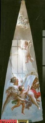 File in trần Tranh sơn dầu phương tây tổng hợp STS30734 (bản gốc) mây trời