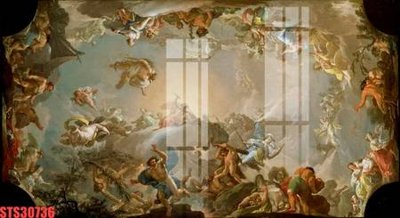 File tranh Tranh sơn dầu phương tây tổng hợp STS30736 (gốc) in vải canvas