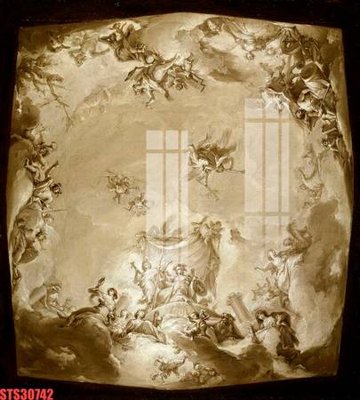 File PSD Tranh sơn dầu phương tây tổng hợp STS30742 (gốc) tách lớp chi tiết