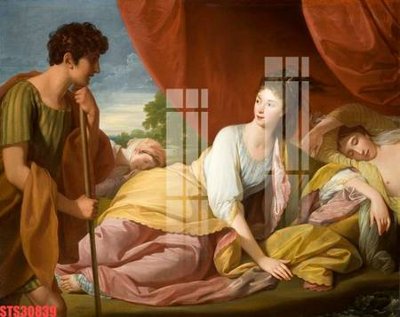 File gốc Tranh sơn dầu phương tây tổng hợp STS30839 (in lụa) hoa văn cổ điển