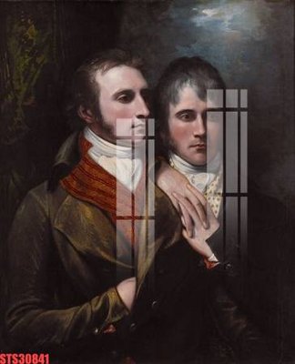 Hình ảnh file gốc in trần nhà Tranh sơn dầu phương tây tổng hợp STS30841