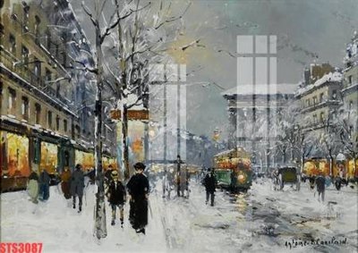 File ảnh gốc Tranh sơn dầu phương tây tổng hợp STS3087 (chuyên in mica)