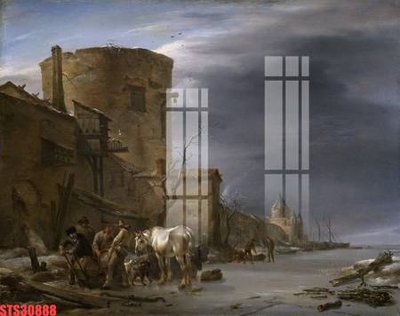 File in trần Tranh sơn dầu phương tây tổng hợp STS30888 (file gốc) chủ đề vũ trụ