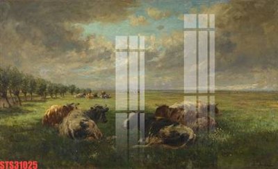 File gốc Tranh sơn dầu phương tây tổng hợp STS31025 (thiết kế) độc quyền