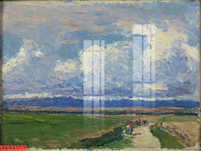 Download file gốc Tranh sơn dầu phương tây tổng hợp STS31097 (in mica) 3D