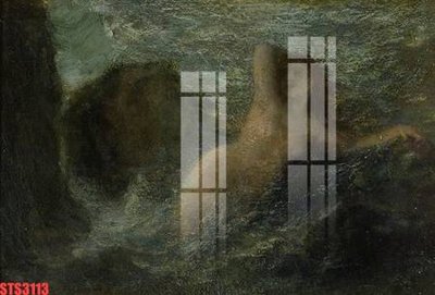 File ảnh Tranh sơn dầu phương tây tổng hợp STS3113 (gốc) in PP, decal