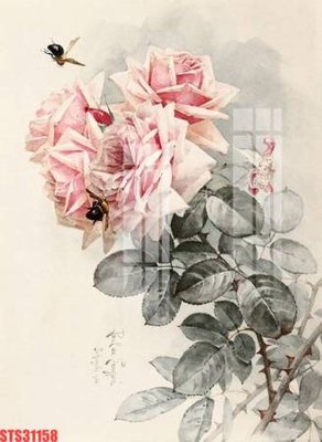 Tải file Tranh sơn dầu phương tây tổng hợp STS31158 (gốc) làm file tranh quảng cáo