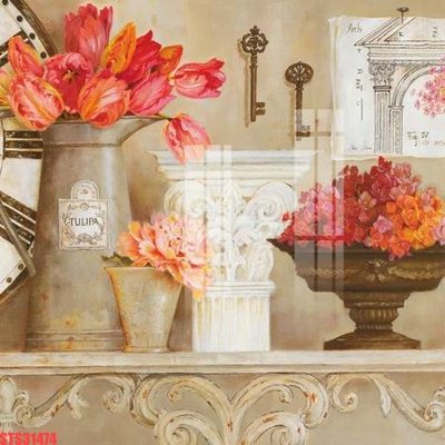 File gốc Tranh sơn dầu phương tây tổng hợp STS31474 cho in ấn và thiết kế