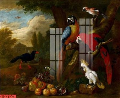 File in ấn chuyên nghiệp Tranh sơn dầu phương tây tổng hợp STS31520 (file gốc)