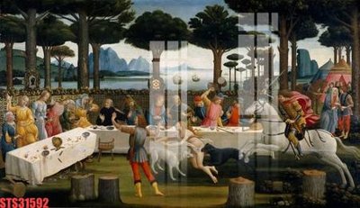 File gốc Tranh sơn dầu phương tây tổng hợp STS31592 (in tráng gương) ốp tường