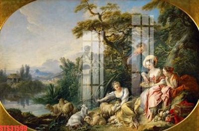 Tải file gốc Tranh sơn dầu phương tây tổng hợp STS31599 (bản PSD) còn layer