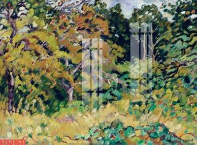 File tranh Tranh sơn dầu phương tây tổng hợp STS31631 (bản gốc) treo quán cafe