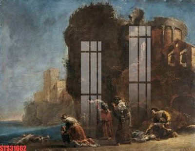 Tải file Tranh sơn dầu phương tây tổng hợp STS31662 (gốc) in ấn chất lượng