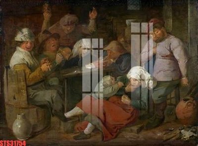 File PSD Tranh sơn dầu phương tây tổng hợp STS31754 (gốc) nhiều lớp (multi-layer)