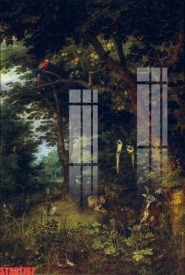 File tranh Tranh sơn dầu phương tây tổng hợp STS31767 (bản gốc) in lụa dán tường