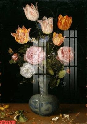 File tranh Tranh sơn dầu phương tây tổng hợp STS31791 (bản gốc) in lụa 5D