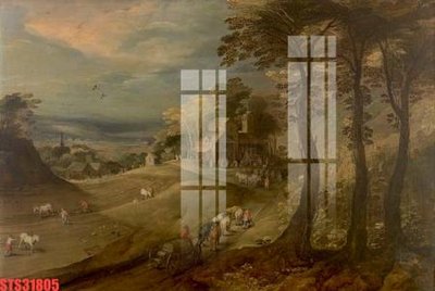 Mua file gốc Tranh sơn dầu phương tây tổng hợp STS31805 (PSD) tại Filetranh.com