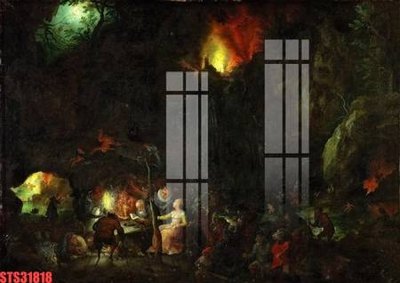 File ảnh Tranh sơn dầu phương tây tổng hợp STS31818 (gốc) cho trang trí nhà hàng