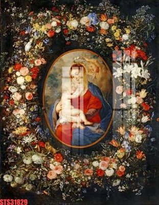 Tải file Tranh sơn dầu phương tây tổng hợp STS31829 (gốc) in nhanh