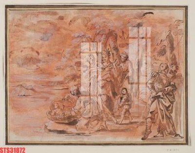 File PSD Tranh sơn dầu phương tây tổng hợp STS31872 (gốc) cho in quảng cáo