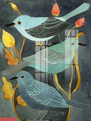 Download file gốc Tranh sơn dầu phương tây tổng hợp STS31913 (in lụa) hoa lá