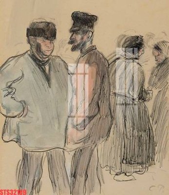 File gốc Tranh sơn dầu phương tây tổng hợp STS32109 (vector) cho in ấn