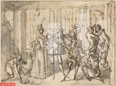 Tải file gốc Tranh sơn dầu phương tây tổng hợp STS32372 dùng cho in ấn