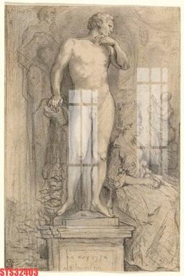 File gốc Tranh sơn dầu phương tây tổng hợp STS32403 (vector) cho in ấn