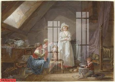 Download file Tranh sơn dầu phương tây tổng hợp STS32439 (gốc) in mica bàn thờ