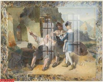 File tranh Tranh sơn dầu phương tây tổng hợp STS32532 (file gốc) chuẩn màu in