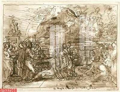 Tải về hình ảnh gốc Tranh sơn dầu phương tây tổng hợp STS32568 sắc nét