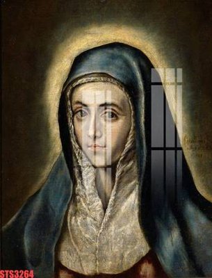 Hình ảnh file gốc in trần nhà Tranh sơn dầu phương tây tổng hợp STS3264