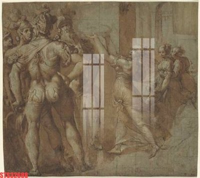 File gốc Tranh sơn dầu phương tây tổng hợp STS32688 (trang trí) phòng làm việc