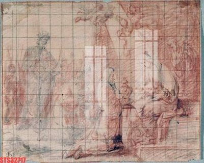 Download file Tranh sơn dầu phương tây tổng hợp STS32717 (gốc) in mica bàn thờ