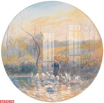 File gốc Tranh sơn dầu phương tây tổng hợp STS32822 (thiết kế) cho in ấn