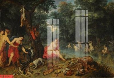 File gốc Tranh sơn dầu phương tây tổng hợp STS3301 (in ấn) không giới hạn