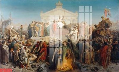 File PSD Tranh sơn dầu phương tây tổng hợp STS331 (nguyên gốc) chất lượng cao