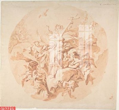 Download file gốc Tranh sơn dầu phương tây tổng hợp STS33178 (dùng cho in ấn)